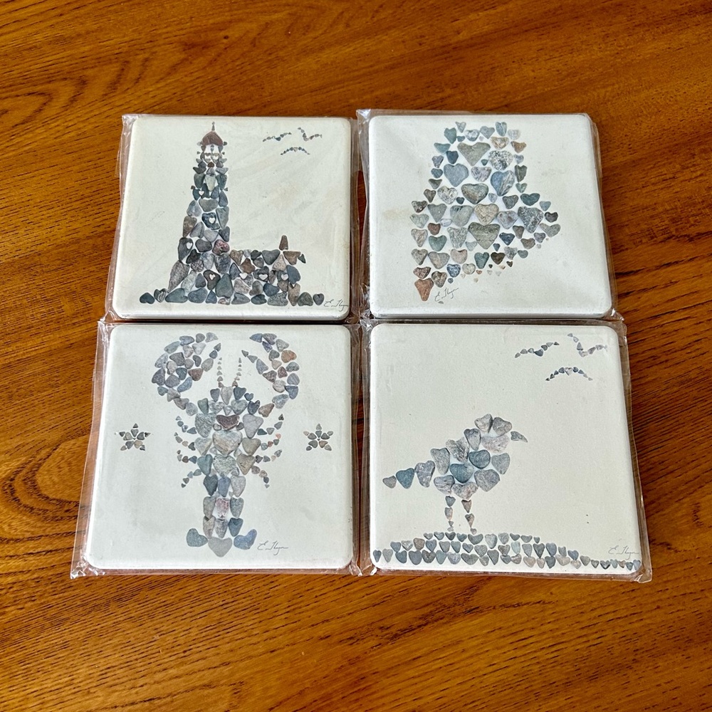 Stone Coasters by Love Rocks Maine
